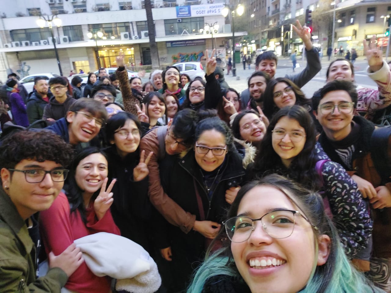 parte del Conjunto Coral Estudiantil